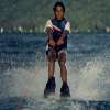 That's me waterskiing!